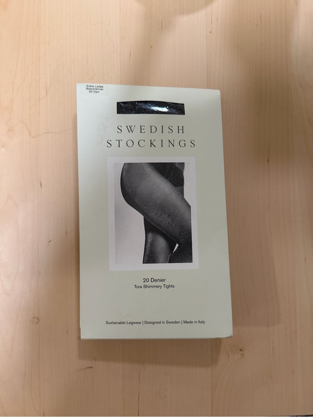 Swedish Stockings Shimmery Tights - Black